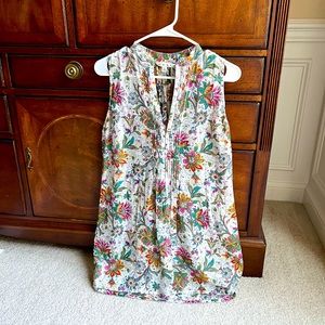 CAbi Paisley Tank Top Blouse